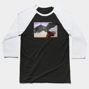 Red Tailed Black Cockatoo Baseball T-Shirt